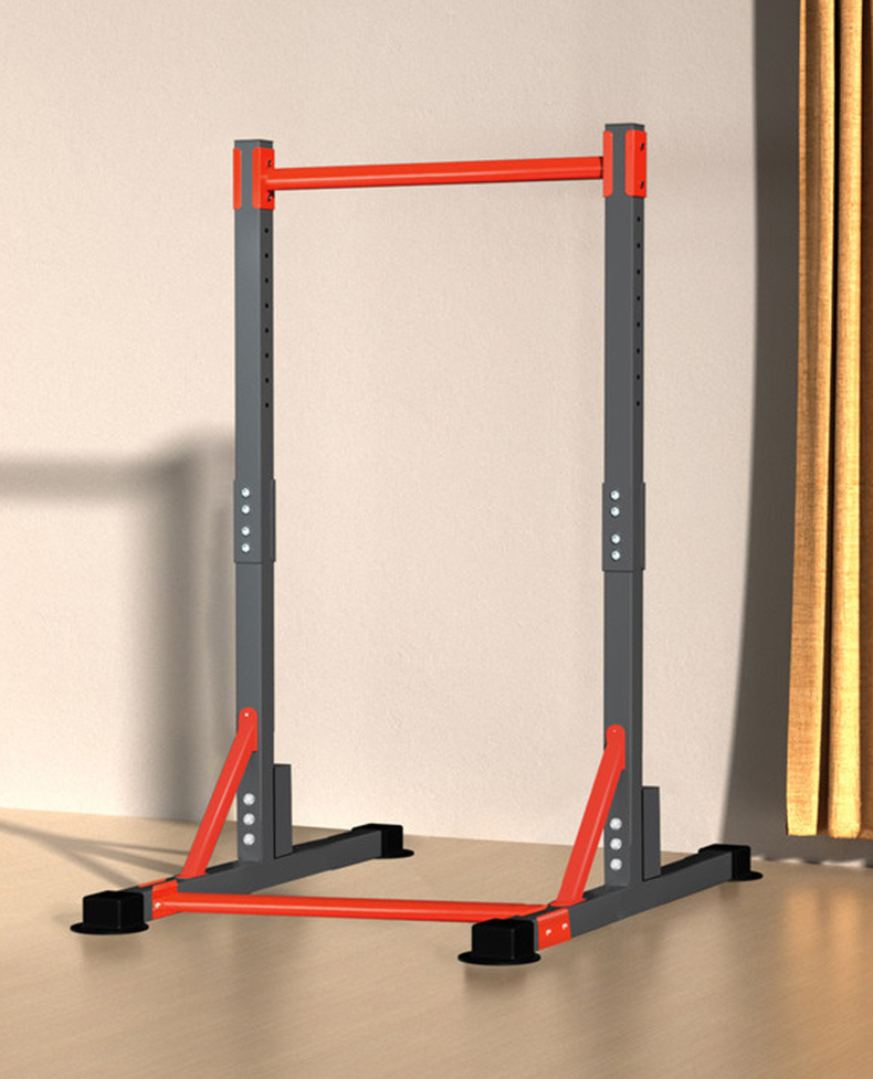 Outdoor Power Tower Pull Up Bar - Freistehender Kraftturm aus Stahl mit Klimmzugstange