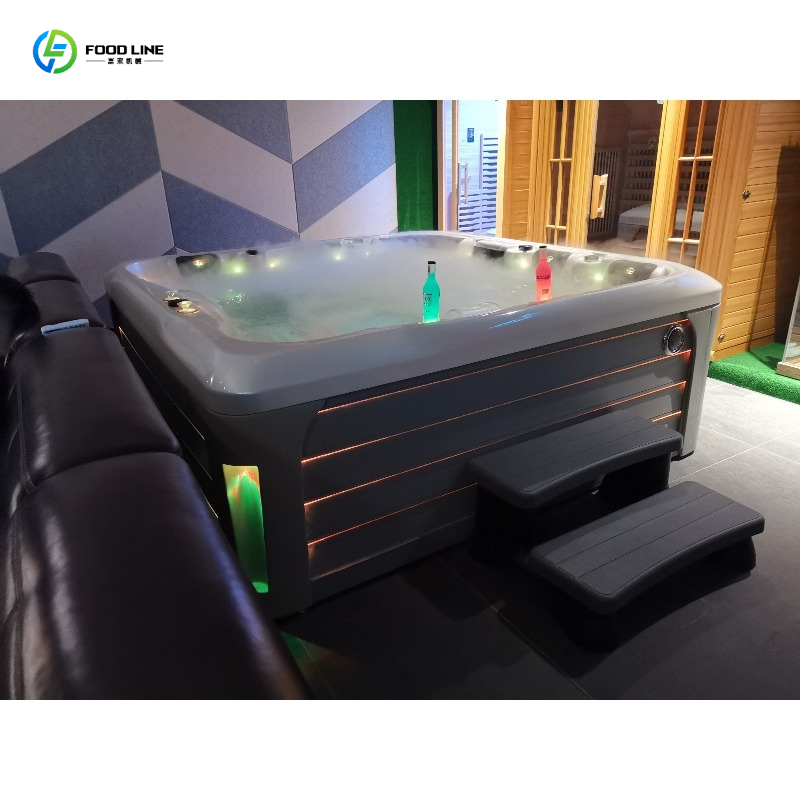Outdoor Power For Hot Tub - Outdoor-Whirlpool aus Acryl mit Kraftvollen Massagedüsen