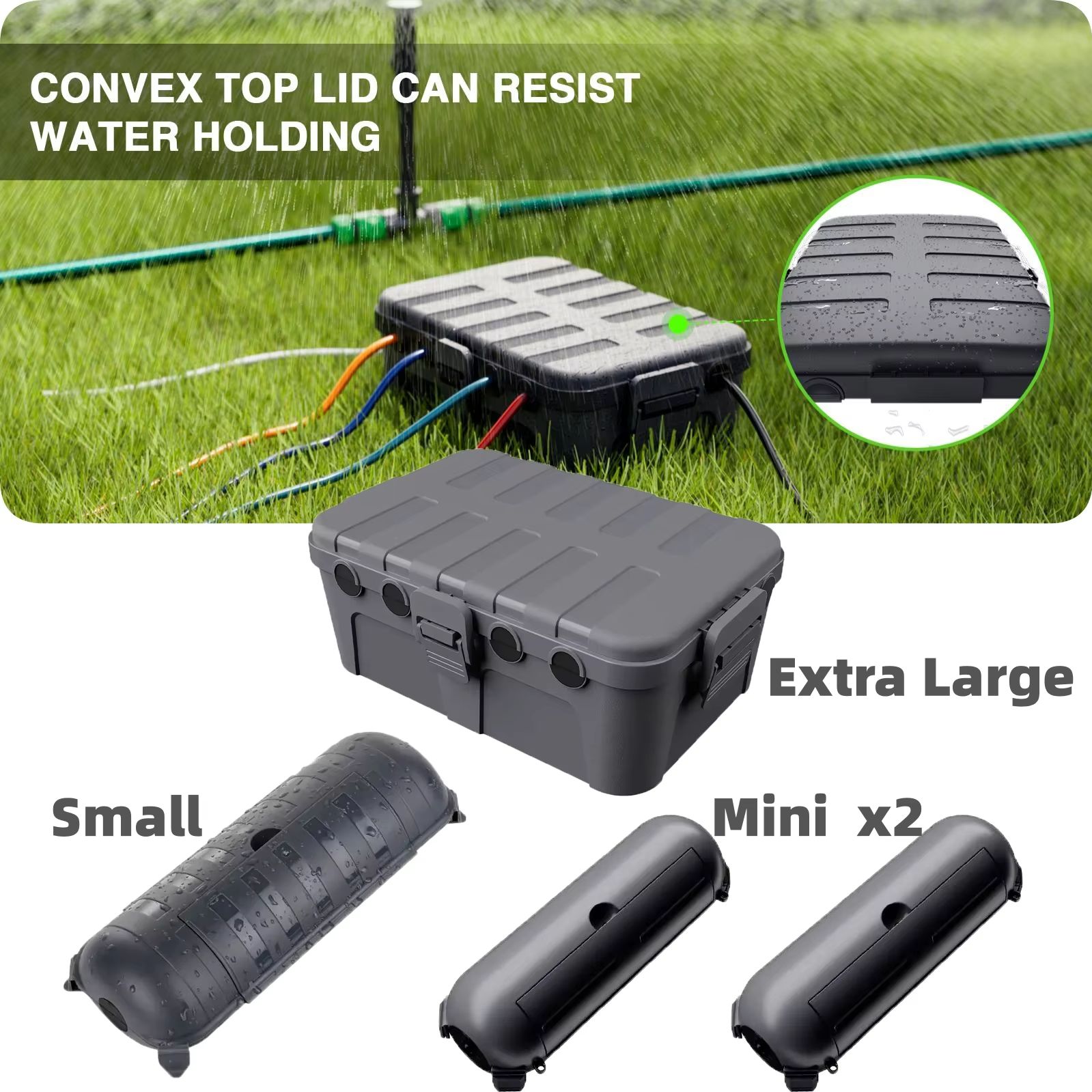 Outdoor Power Wire - Große Wetterfeste Outdoor-Elektrobox-Kabelabdeckungen zum Schutz von