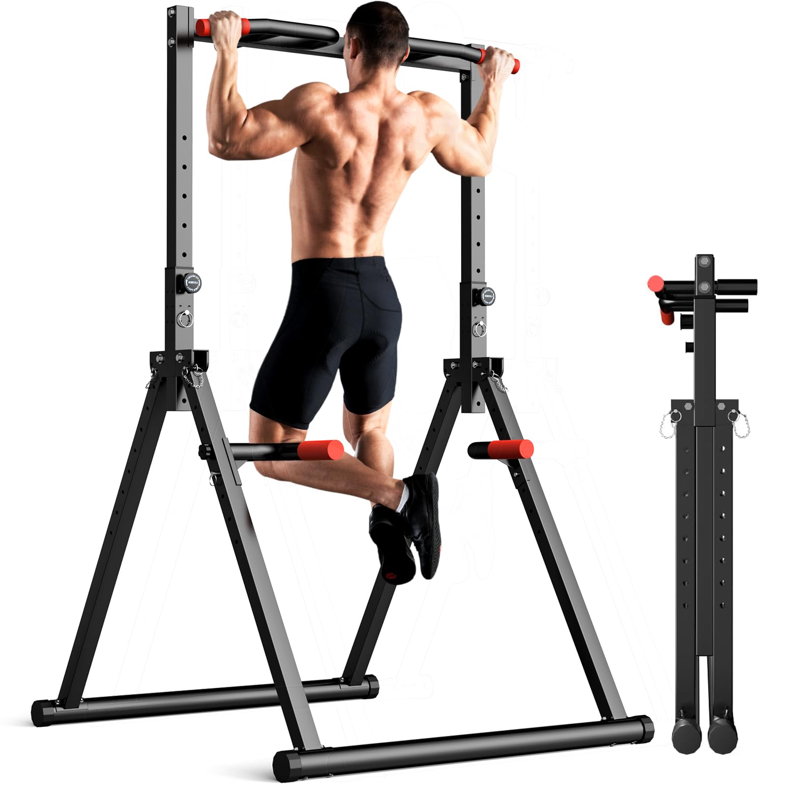 Outdoor Power Tower Pull Up Bar - Faltbare Power Tower Pull Up Bar