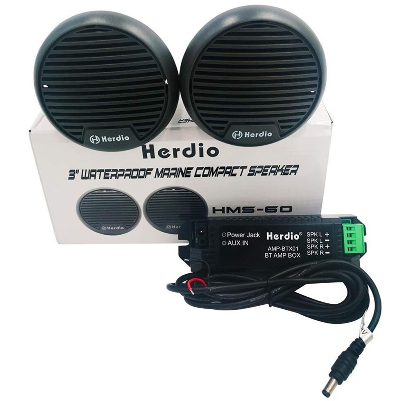 Outdoor Power For Hot Tub - Herdio 2PCS 3'' Bluetooth Marine Lautsprecher