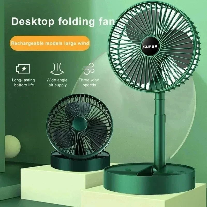 Outdoor Power Pedestal - USB Faltbarer Elektrischer Ventilator Kaltluft Tragbarer