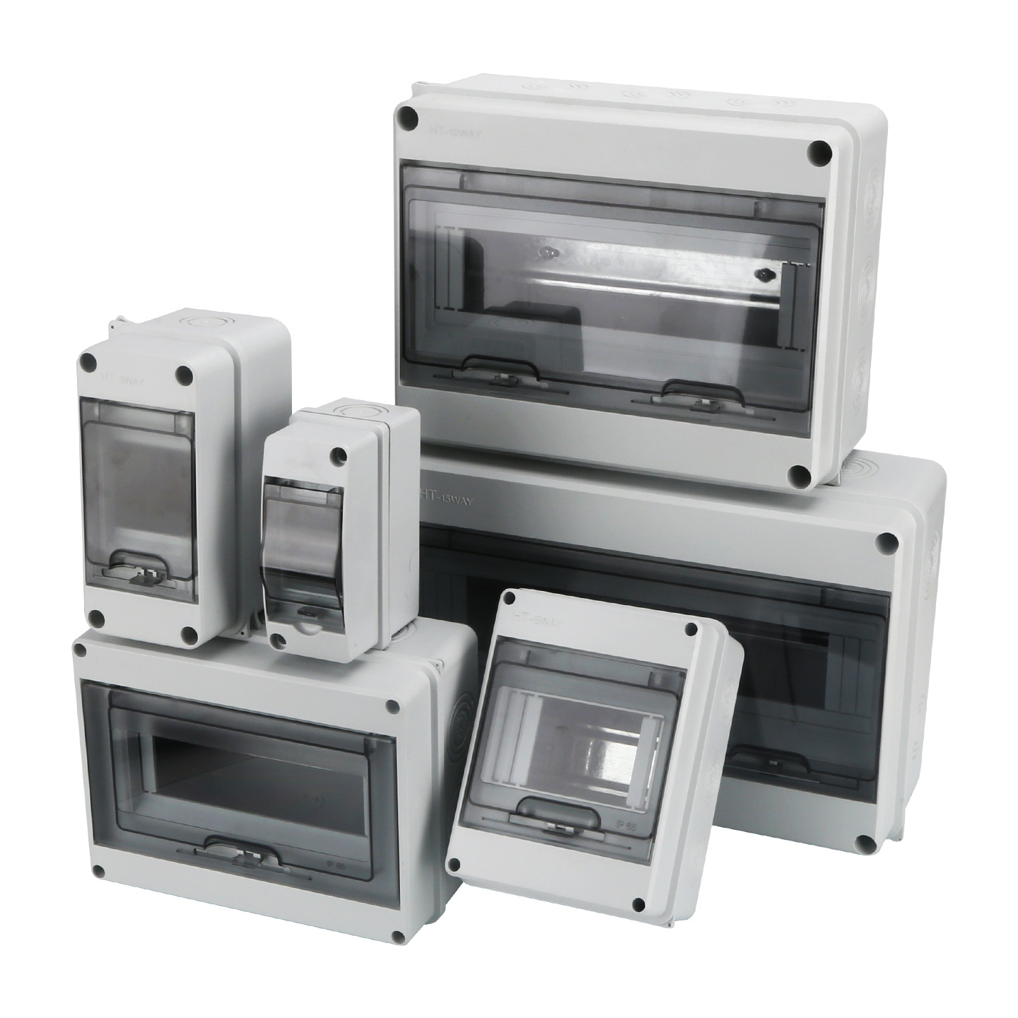 Outdoor Power Wire - HT-Serie Anschlussdose 2/3/5/8-Wege IP65 Wasserdichtes PC-Kunststoff