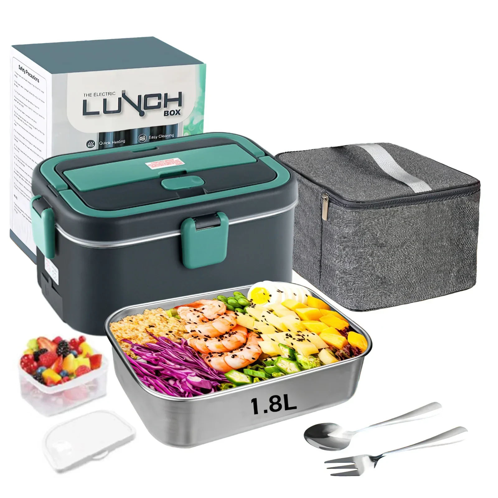 Outdoor Power Pedestal - Elektrische Lunchbox, Speisenwärmer, 1,8 l, 80