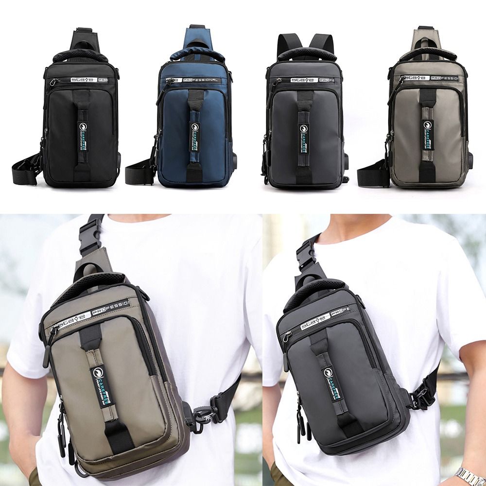 Outdoor Usb Power Supply - Männer USB Lade Schulter Messenger Rucksack