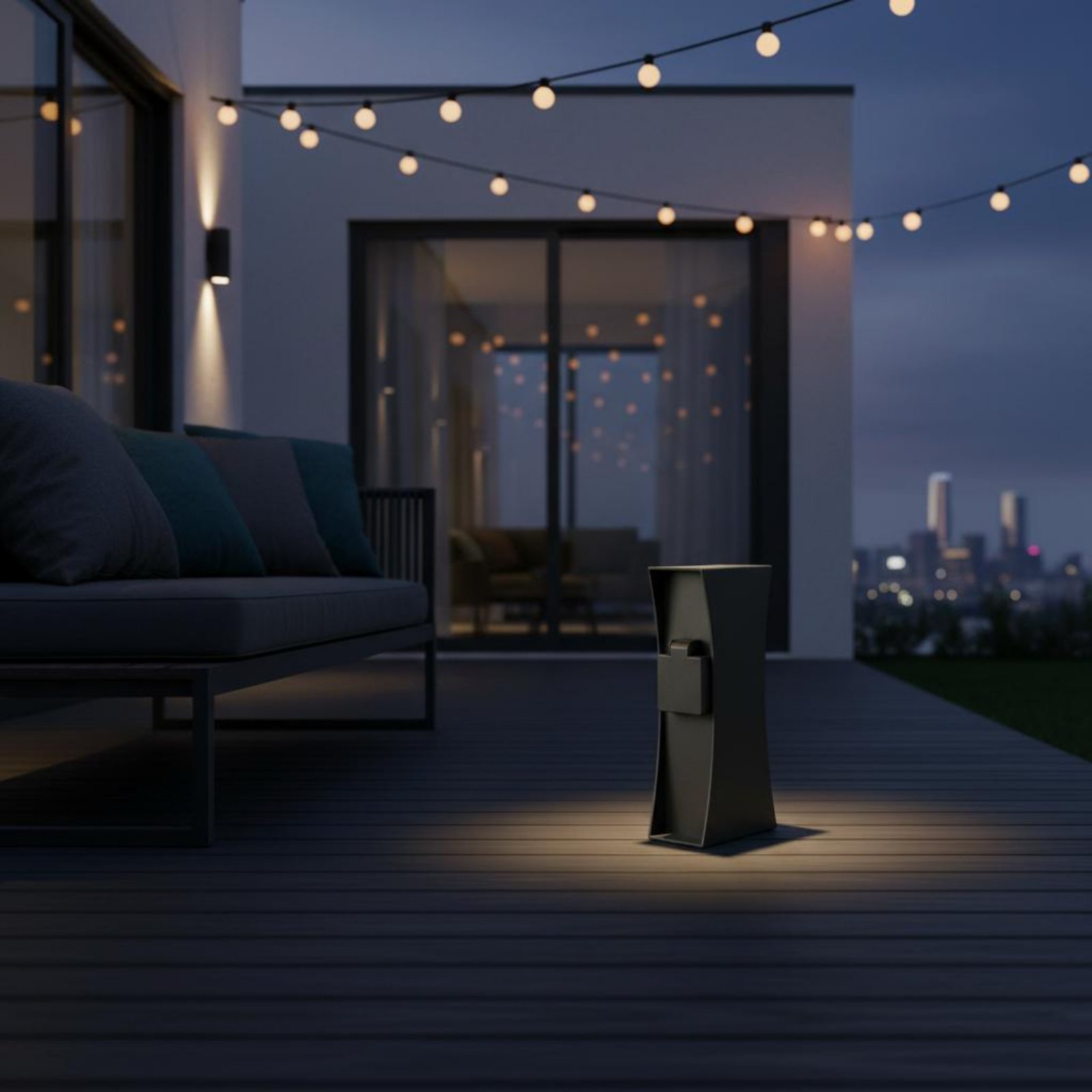 Outdoor Power Pedestal - Outdoor-Stromanschlussbox: Einfache Installation, Wetterfeste Außensteckdose, Robuste