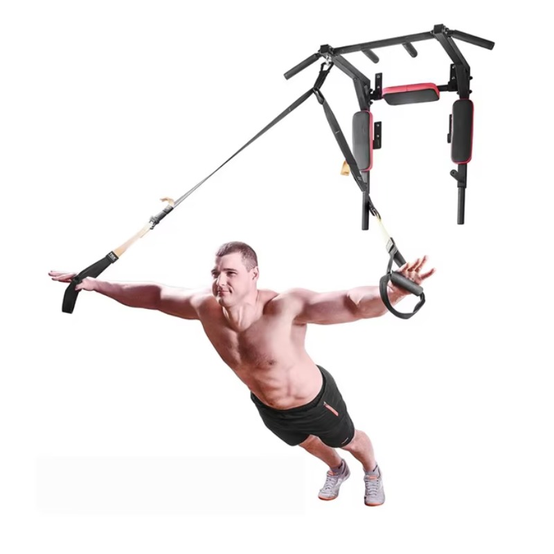 Outdoor Power Tower Pull Up Bar - Wandmontierte Power Tower-Aufziehstange und Dip-Station für