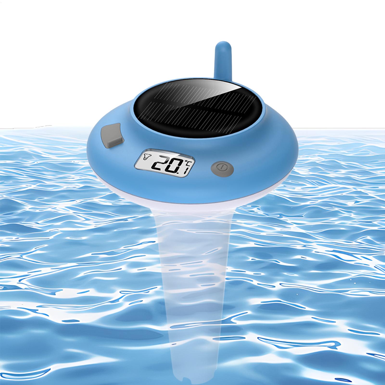 Outdoor Power For Hot Tub - Solarbetriebenes Digitales Schwimmendes Pool-Thermometer Einfach Ablesbares