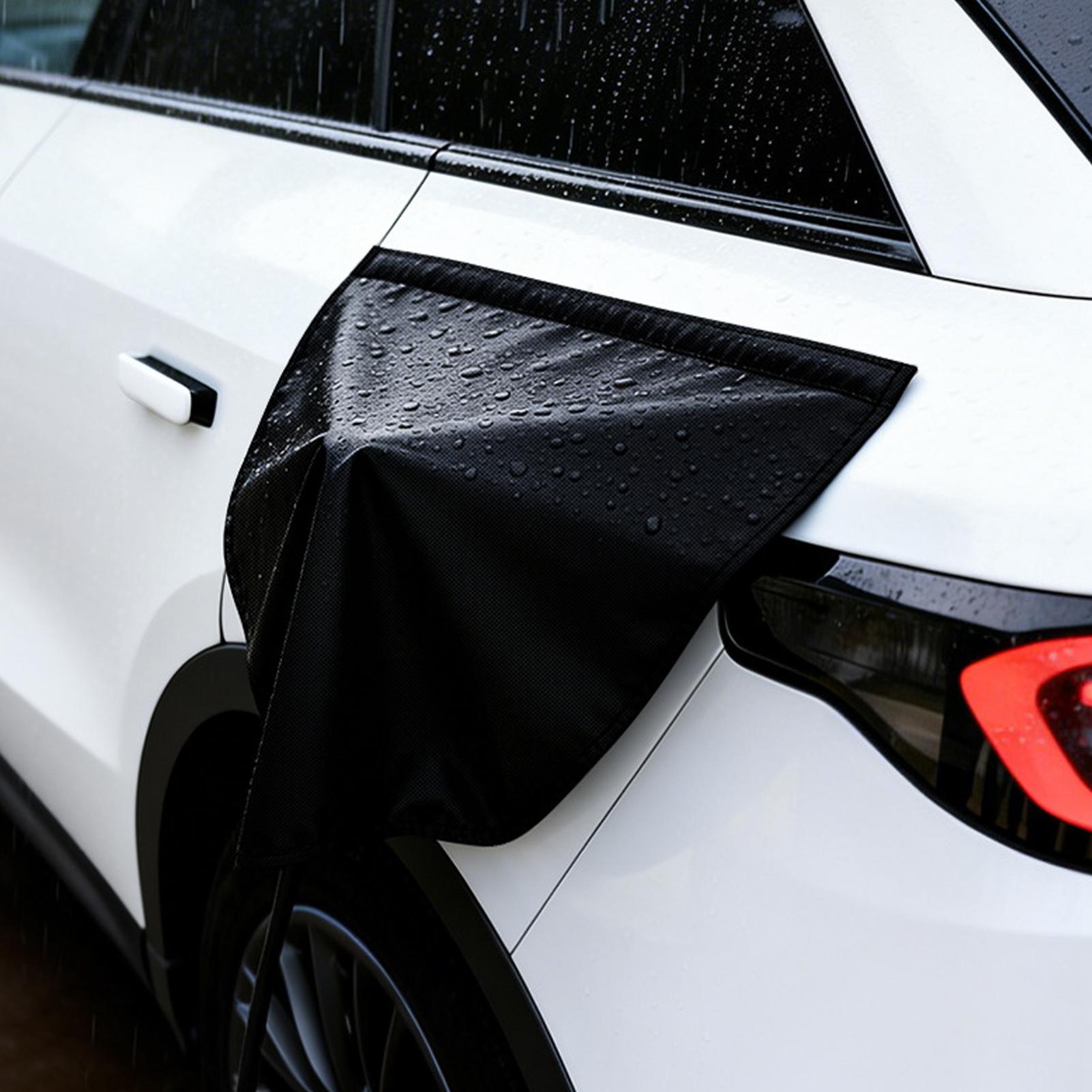 Outdoor Usb Power Supply - EV-Ladeanschlussabdeckung Magnetischer Regenschutz EV-Auto-Ladeanschlussabdeckung für Beschädigungsvermeidung