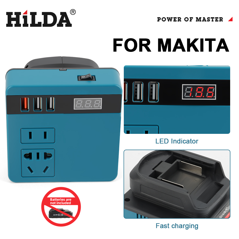 Outdoor Power Transformer - HILDA Multifunktionaler Inverter Powerbank Lithium-Batterie Intelligenter