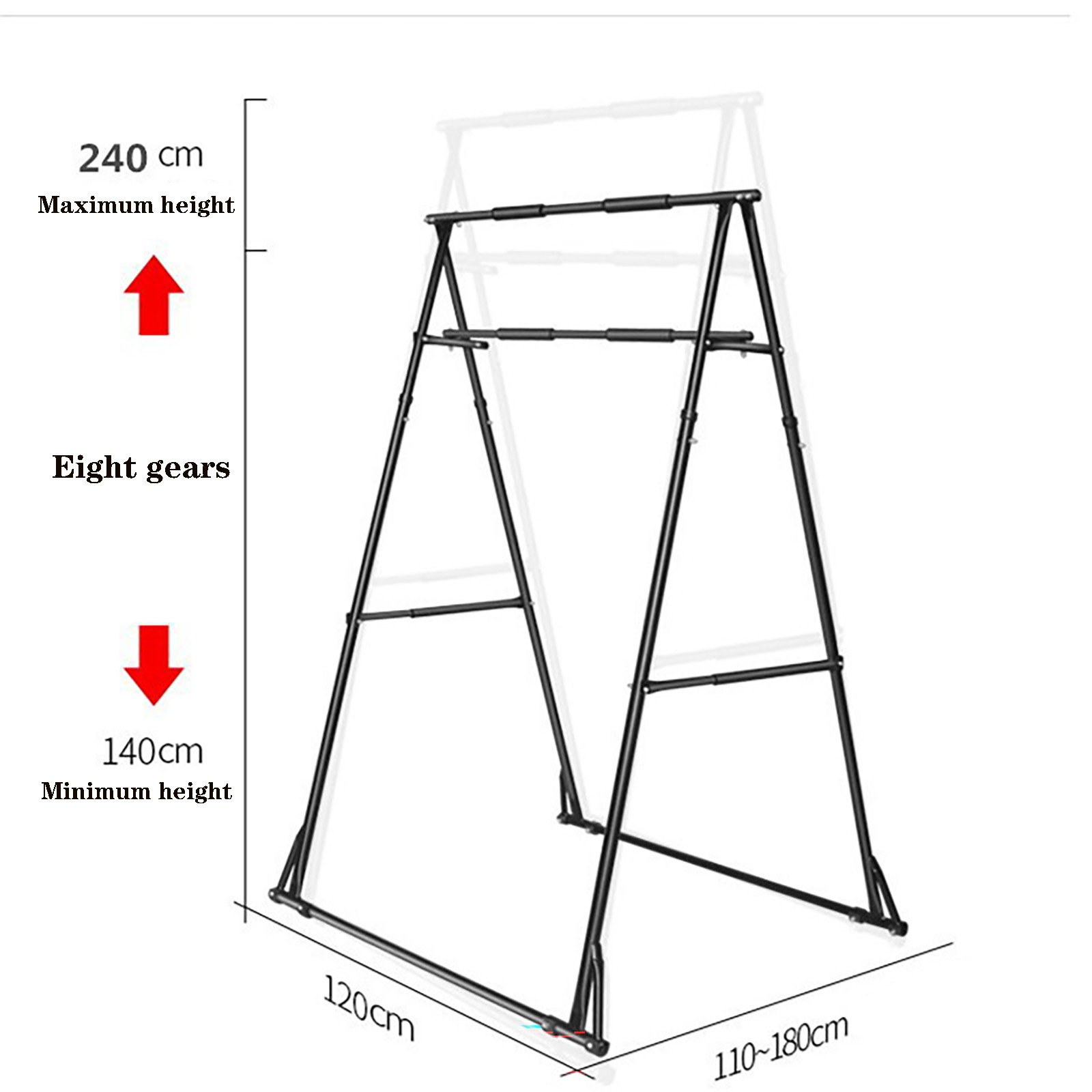 Home Gym Pull up Bar Faltbare  – Outdoor Power Tower Pull Up Bar Bewertung und Preis