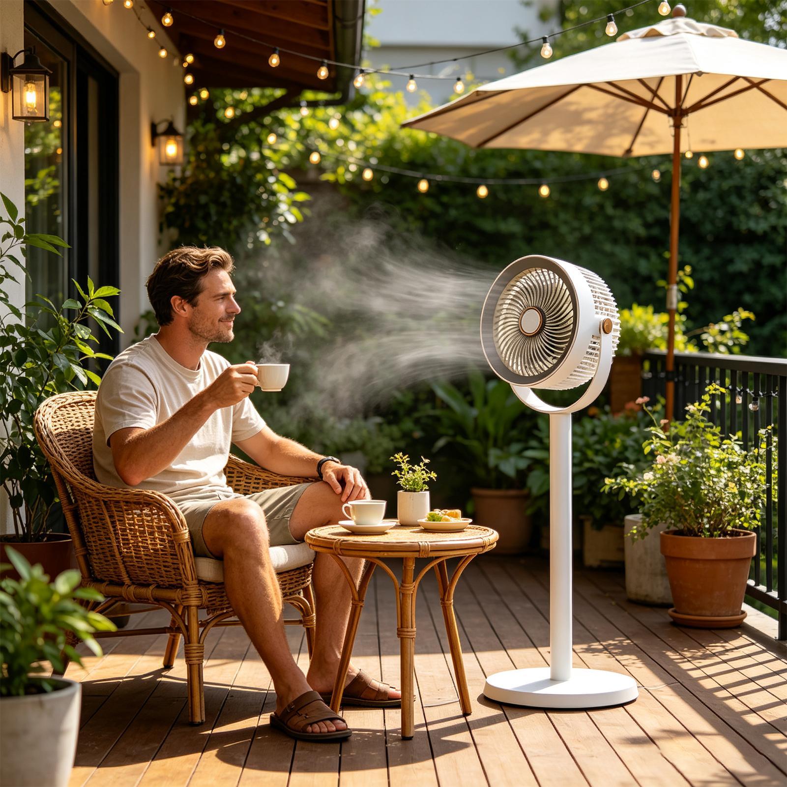 Standventilator, wiederaufladb – Outdoor Power Pedestal Bewertung und Preis