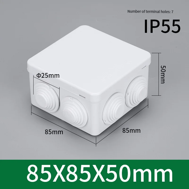 85 * 85 * 50 Outdoor IP55 Wass – Outdoor Power Wire Bewertung und Preis