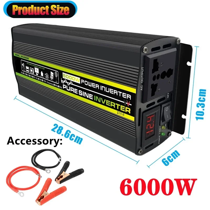6000 W DC12/24 V zu AC 220 V R – Outdoor Power Transformer Bewertung und Preis